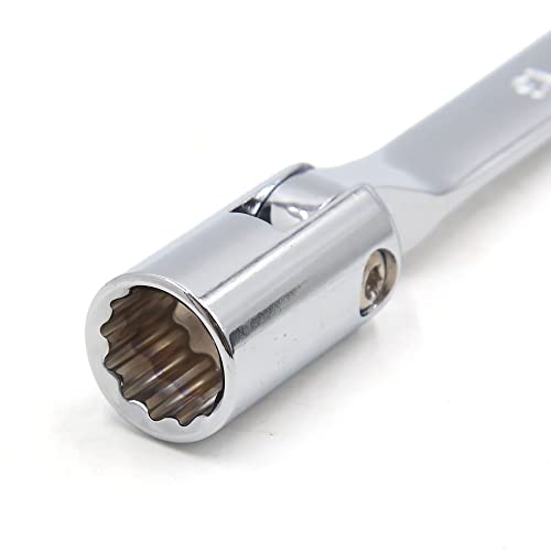 Uxcell 13Mm Swivel Head Combination Socket Spanner Wrench Auto Car Repairing Tool #TOP5