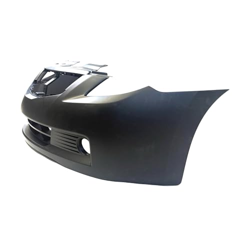 Image of FitParts Compatible with Nissan Altima 2008-2009 Front Bumper Cover | Primed, With Fog Light Holes, With Tow Hook Hole, Coupe, Ready to Paint, OEM 62022JB100, NI1000250