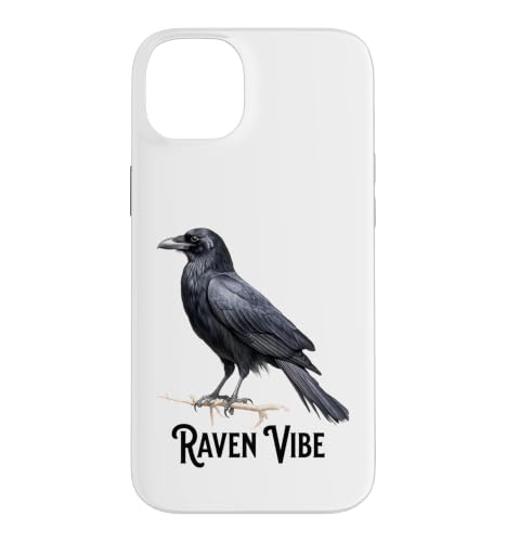 Raven Vibe Corvid �t�[�h�t���J���X �S�V�b�N�o�[�h �X�}�z�P�[�X iPhone 14 Plus �p