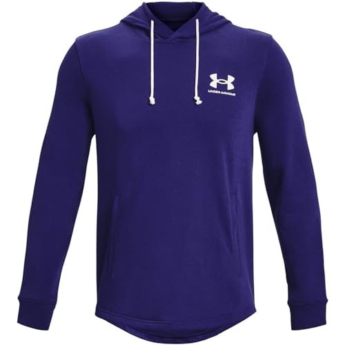 Under Armour Herren Rival Terry Long Crew Neck Hoodie Fleece Tops, Sonar...
