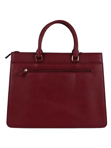 Image of HORRA 13 Inch Laptop Bag For Women Office use with Padded Laptop Compartment and Extra Pouch | Laptop Tote Handbag for Work| For College| Vegan Leather Handbag | Daily & Travel Use
