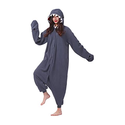 DarkCom Unisex Adult Cartoon Onesies Pajamas Novelty Cosplay Costumes Jumpsuits Sleepwear Cover