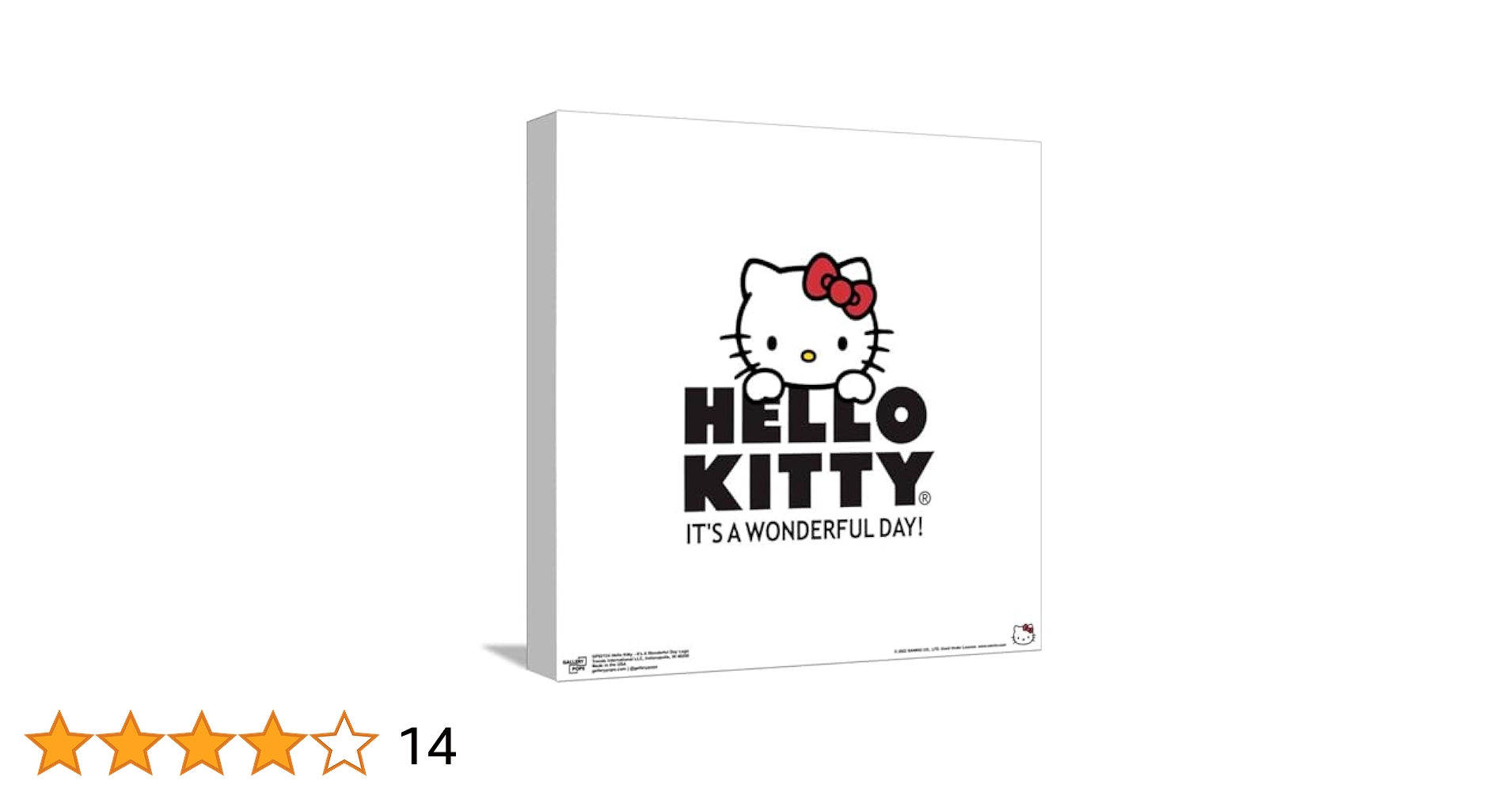 KITTY　IT'S A WONDERFUL　DAY Amazon.com: Trends International Gallery Pops Hello Kitty