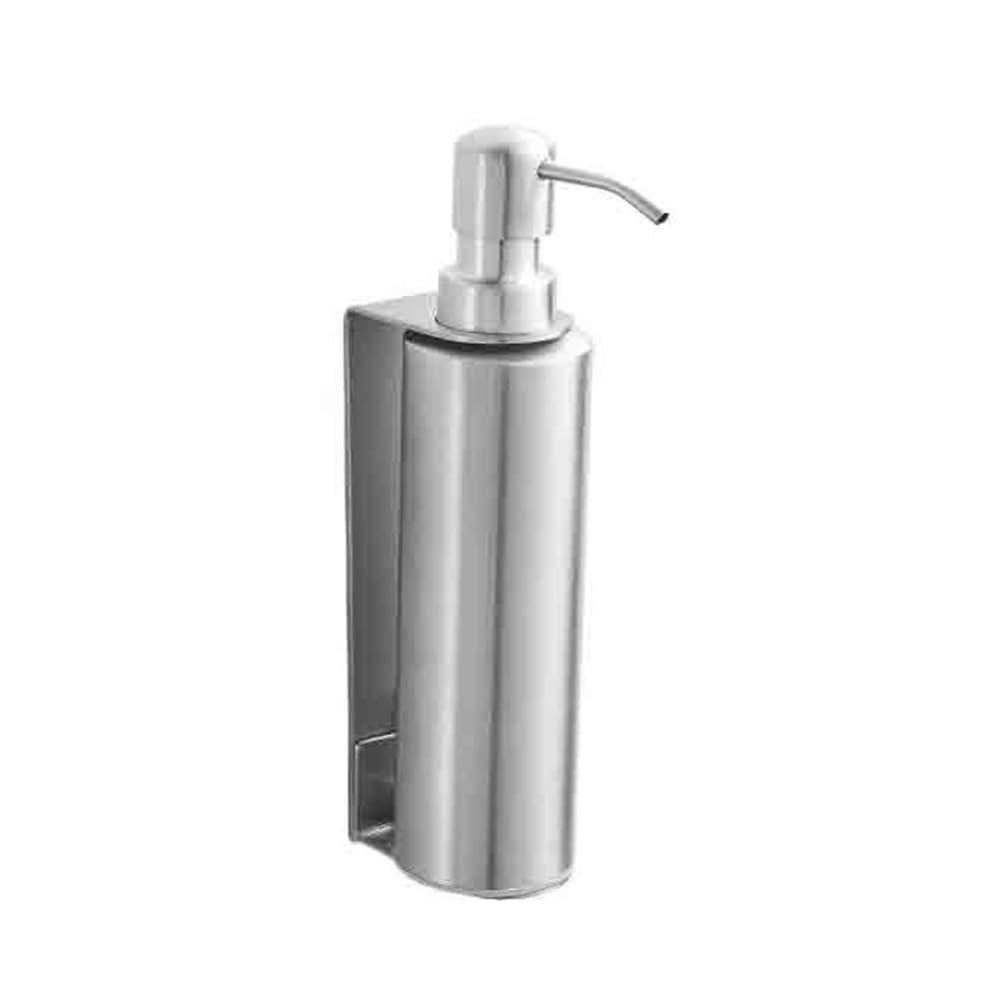 Distributeur de savon mural pour salle de bain accessoire inox bouteille lotion argent