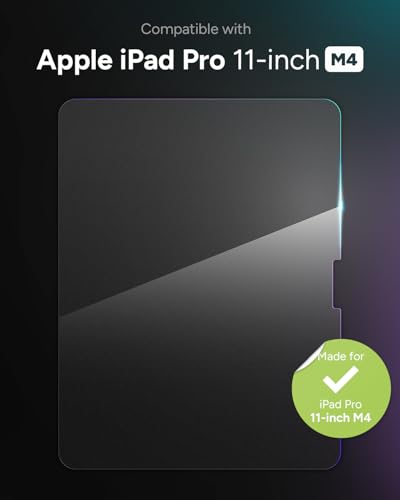 ZAGG Fusion Canvas iPad Pro 11" (M5)/ Pro 11" (M4) Screen Protector - Matte Paper-Feel Surface for Drawing & Writing - Flexible Hybrid Protection, Scratch & Impact Resistant, Easy Apply