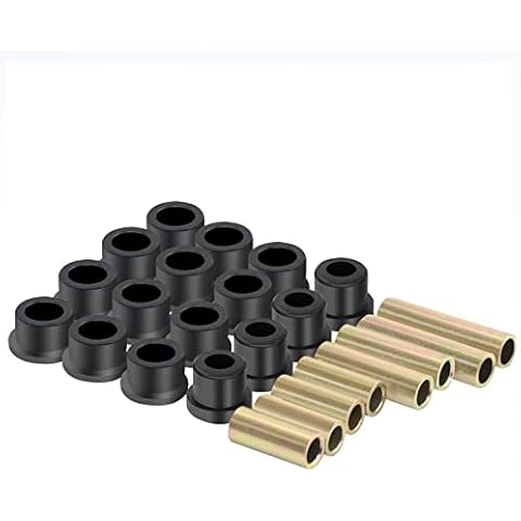 DIYOLFALL Front Leaf Spring & Front Upper A Arm Suspension for Club Car DS Bushing and Sleeve Kit 1992 and up DS Models(New Bushing Kit Replacement),Replace OEM#1016346,1016349,1016350 Cover