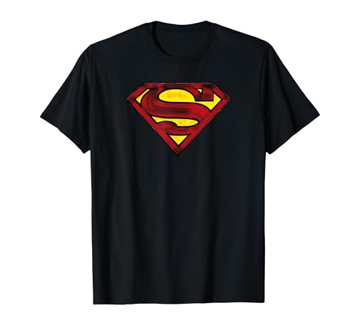 Image of Superman Charcoal Shield T-Shirt, Men, Black, Small