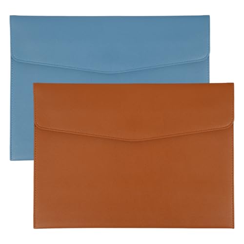 Chemise A4 en cuir PU étanche, l'enveloppe de bureau idéale pour vos rendez-vous