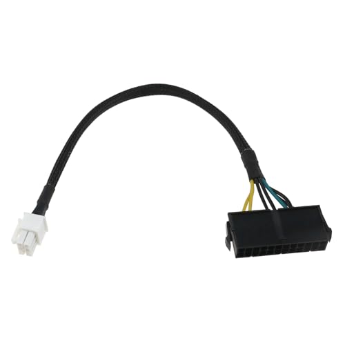 YINETTECH 24Pin to 6Pin ATX Power Supply Adapter Cable - Compatible with Dell Inspiron 3470, Optiplex, Dell Vostro