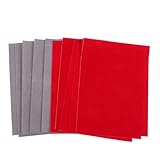 SOLUSTRE 10 Blatt Selbstklebendes Beflocktes Verpackungsmaterial aus Synthetischem Stoff Weich und Rückstandsfrei für Möbelpolsterung und Selbstgemacht Projekte
