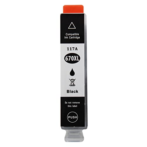 Cartucho de Tinta Compatível para 670xl 670 Marca X-Full para Impressora Ink Advantage 6525 6520 552