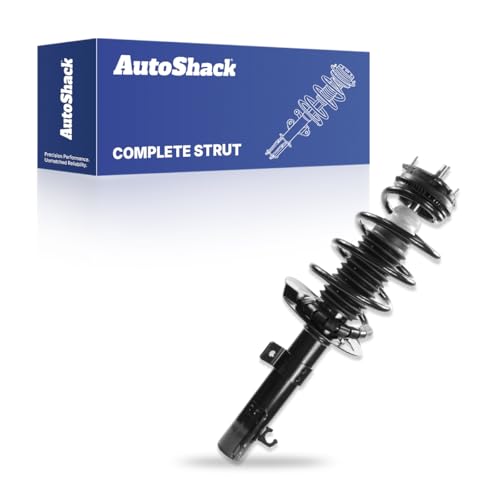 AutoShack Front Left Complete Strut & Coil Spring Replacement for 2008-2011 Ford Focus 1-PC