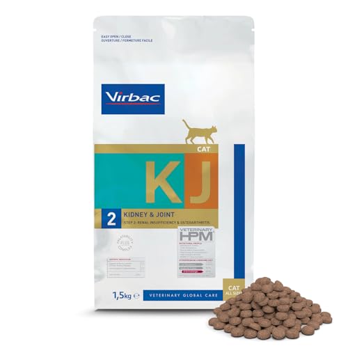 VIRBAC HPM Feline Kidney & Joint KJ2, 1,5 kg