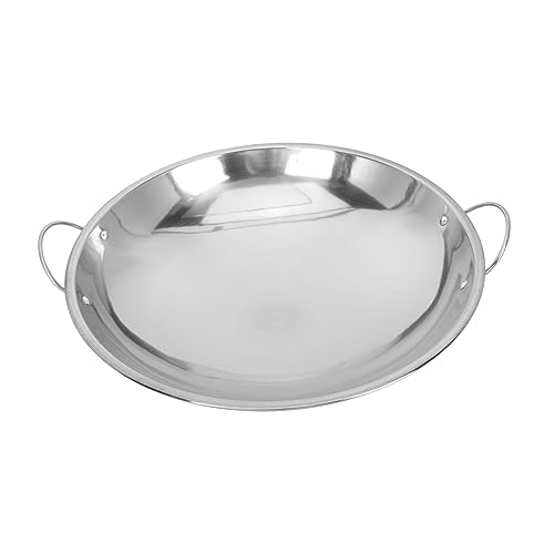 ELAYARD Sartén Inoxidable para Cocinar Olla Caliente Tapa Mango Binaural 2.5L Utensilios de Cocina para Calentar Alimentos