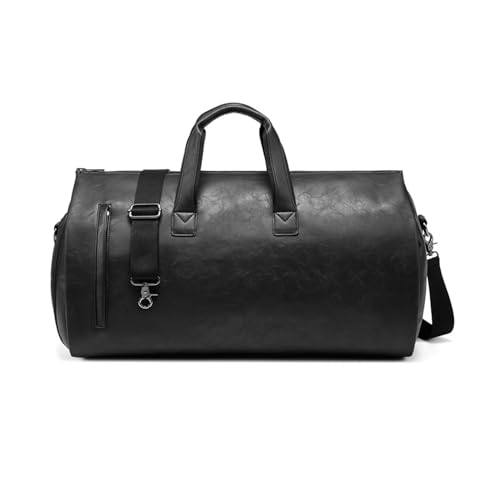 Suit Storage Bag Convertible Duffle Garment Bag for Men Women Garment Duffle Bags for Travel, Business(Black)