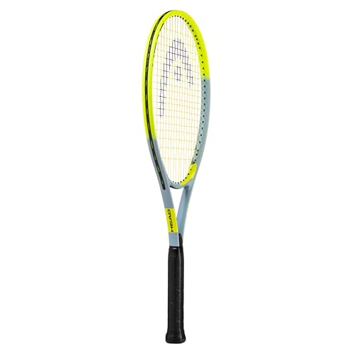 Image of HEAD Titanium Tour Pro Tennis Racket - Pre-Strung Head Light Balance 27 Inch Racquet - 4 3 /8 in Grip, Yellow