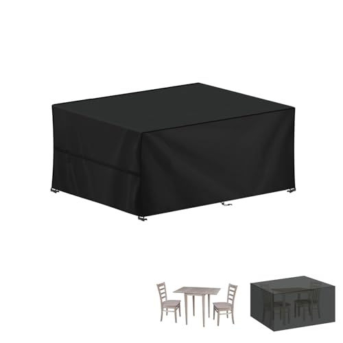 LAMUNI Abdeckung für Gartenmöbel 100x60x74cm, Wasserdicht Abdeckplane Gartenmöbel, 420D Oxford Gewebe Loungemöbel Abdeckung, Winterfest Schutzhülle für Sitzgruppe, Gartenlounge, Rattanmöbel LAMUNI Abdeckung für Gartenmöbel 100x60x74cm, Wasserdicht Abdeckplane Gartenmöbel, 420D Oxford Gewebe Loungemöbel Abdeckung, Winterfest Schutzhülle für Sitzgruppe, Gartenlounge, Rattanmöbel