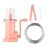 【Facile à utiliser】Avec son design ergonomique et ses commandes intuitives, le tresseur de corde est facile à utiliser pour les débutants et les artisans expérimentés. Suivez les instructions pour enfiler la ficelle et ajuster la tension, et vous serez prêt à commencer à tricoter en un rien de temps.