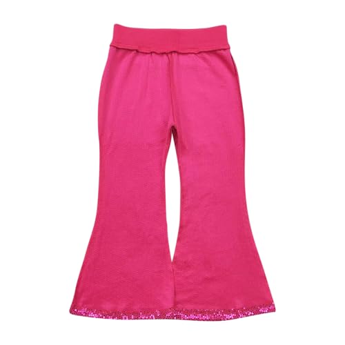 Toddler hot Pink Glitter Pants Girl Sequin Pants2