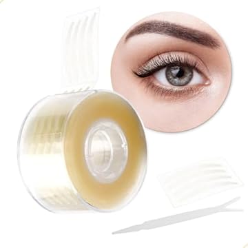 600 Peças de Fita para Pálpebras Tiras Invisíveis para Levantador de Pálpebras Adesivos de Pálpebra Dupla Ferramenta Instantânea para Levantamento de Olhos para Mono-Pálpebras
