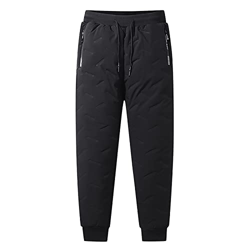 Aisprts Winter Jogginghose Herren - Gefütterte Thermohose Mit Fleece