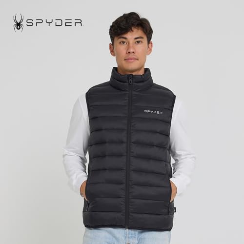 Spyder Puffer Vest for Men – Lightweight Quilted Outdoor Vest with Pockets, Puffer Vest Jacket for Men2
