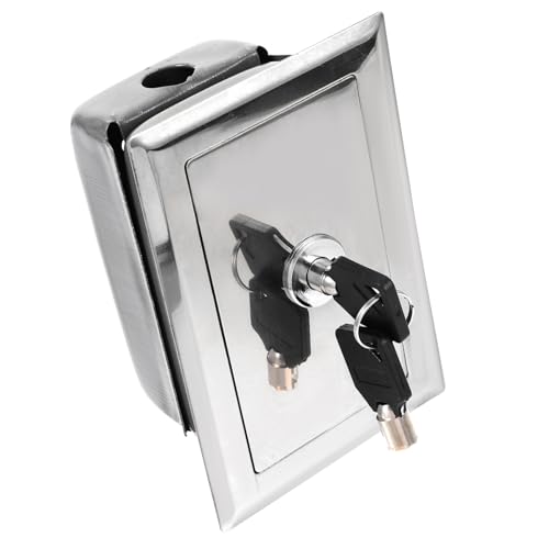 Angoily Manual Momentary Push Button Station Box for Electric Roller Shutter Doors and Garage Lift Gates Plastic Enclosure with Hidden Lock for Secure Smart Home Integration and Remote