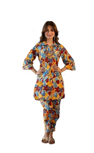 Image of Trendy Queen Co Ord Set | Casual Wear Pant Top Set | Fancy Co-Ord Set | Full Pair Set | Coord Sets for Women | Top Pant Set (SD798)