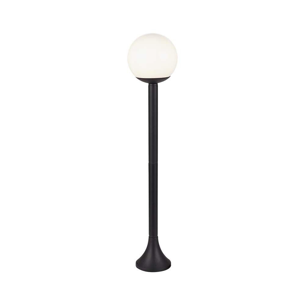 V-Tac Lampada Da Terra A Sfera Con Portalampada E27 Colore Nero Opaco H:97cm Ip44