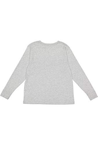 Image of LAT Youth 100% Cotton Jersey Crew Neck Long Sleeve Tee (6201)