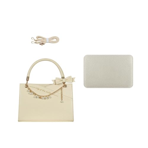Sac à bandoulière transparent japonais avec épingles et nœuds élégants