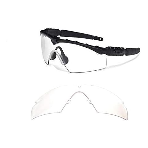 GALAXYLENSE Galaxy Replacement Lenses For Oakley Si Ballistic M Frame 2.0 Z87.. (S, Clear) Cover