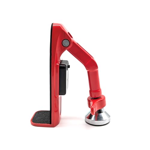 DoorJammer Alarmed DJ5 Portable Door Lock Brace with Built-In Alarm - The Original Patented Door Security Device for Home, Hotel & Travel - Red - Image 3