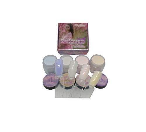 wapizima - colección 4 polvos acrílicos para uñas miniatura 2