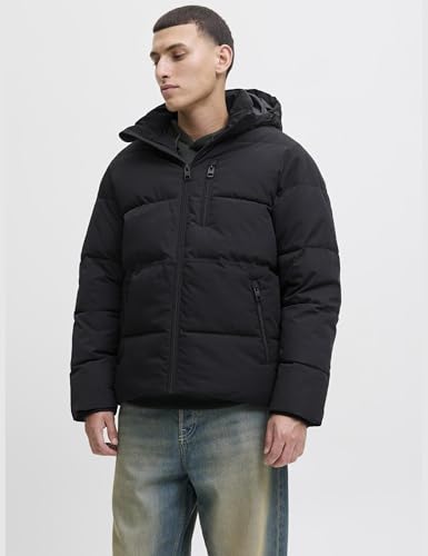 JACK & JONES Herren Jjeowen Puffer Sn, Black, xx_l – Ansicht 2