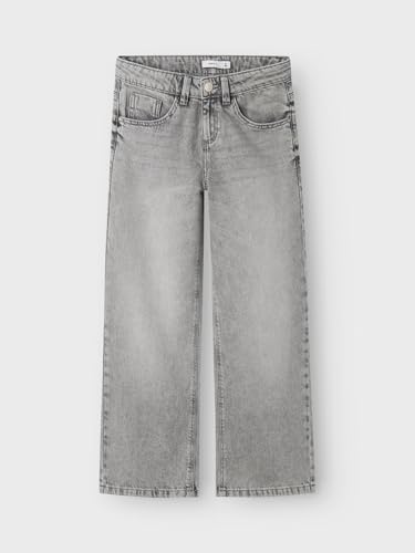Name it kids Mädchen Nkfrose Wide Jeans 5529-Be Noos, Light Grey Denim, 140 EU
