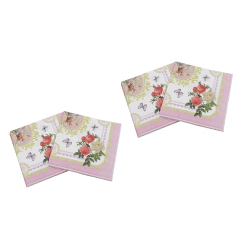 Beavorty 40 Folhas guardanapos guardanapo de tecido guardanapo para festa papel toalha Descartável g