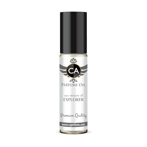CA Perfume Impression of Explorer for Men Eau De Parfum Woody Aromatic Scent Long Lasting Cologne for Men Travel Size TSA Ready for Day and Night Wear 0.33 Fl Oz 10ml