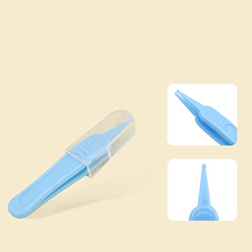 Pinças nasais para bebês da Exceart, 3 peças de segurança e limpeza de nariz de cabeça redonda, clip