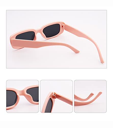 Rectangle Sunglasses for kids, Retro Fashion UV 400 Protection Square Frame Eyewear for girls and boys3
