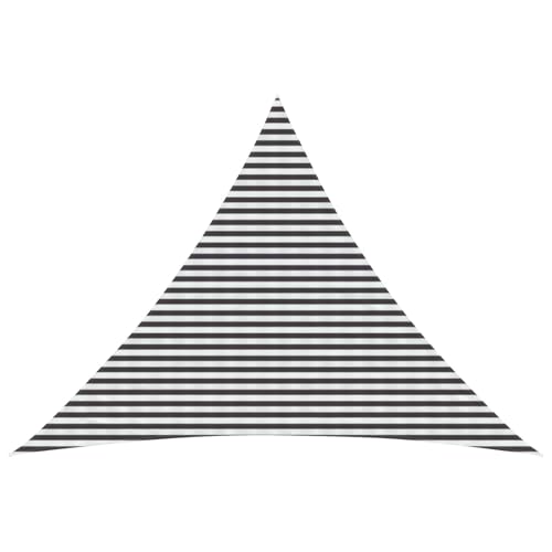 Voile d'ombrage triangulaire de 5 x 5 x 6 m résistant au vent avec protection UV