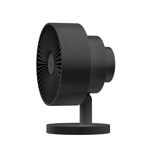 Windmill-NEW-to-Amazon-Smart-Air-Circulator-and-Fan-with-Remote-and-Wi-FiApp-18-dB-Whisper-Quiet-plus-Tri-Layer-Airflow-Black-Color