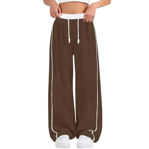 Pantalones Casuales de Pierna Ancha para niñas, Holgados y Rectos, Ideales para Hacer Deporte en Verano. Resistente y Duradero