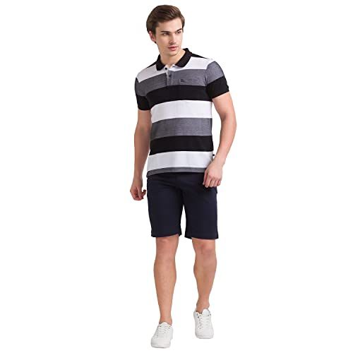 Image of Parx Cotton Black T-Shirt for Men
