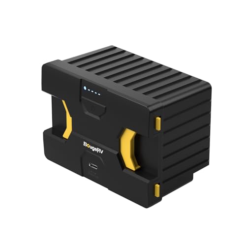 BougeRV Batería Recargable 173Wh para Nevera de Coche CRD2 Rocky2 CRH Batería Extraíble Integrada Incorporada Portátil Apta para Nevera con Portapilas No requiere adaptador