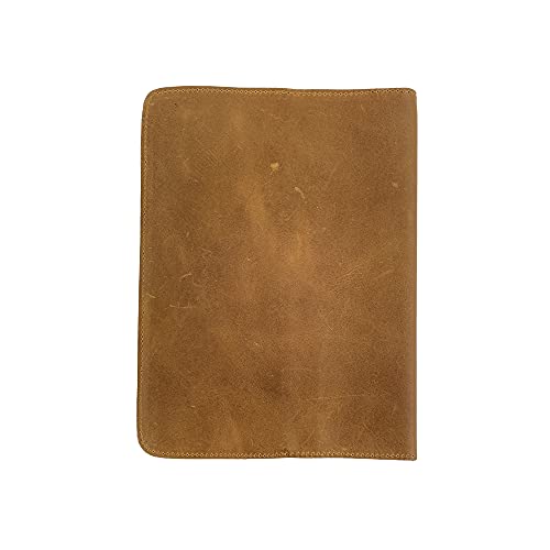 Image of Hide & Drink, Journal Cover Compatible with Moleskine XL (7.5 x 9.75 in) with Strap, Refillable Case, Personal Planner, Full Grain Leather, Handmade Office & Work Essentials, Single Malt Mahogany