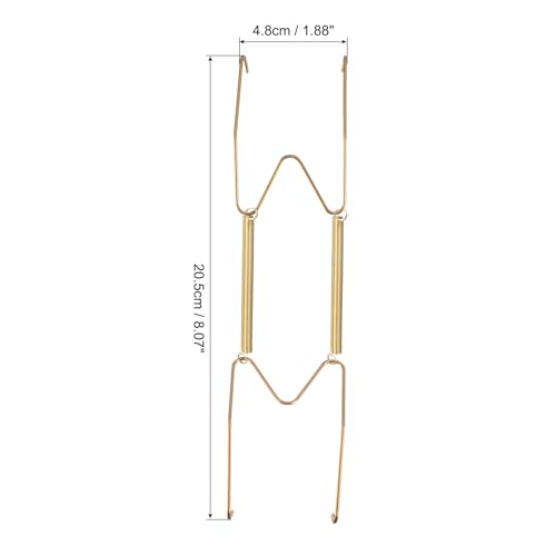 Image of uxcell 6pcs Plate Hanger, 10 Inch Stainless Steel Invisible Wall Plate Hangers with Wall Decorative Hooks and Tip Protector for Decorative Plates and Art