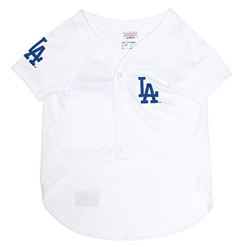 Image of MLBPA Dog Jersey - Clayton Kershaw #22 Pet Jersey - MLB Los Angeles Dodgers Mesh Jersey, X-Large