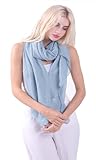 Womens Long Scarf in Solid Color Large Sheer Shawl Wraps for Evening (mixed set) MissShorthair