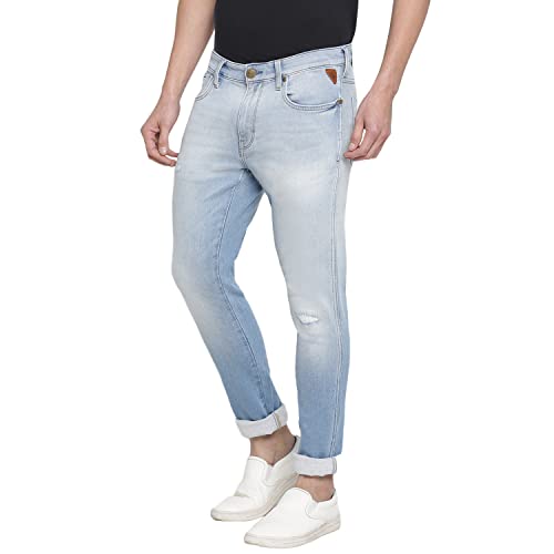 Image of Wrangler Men's Slim Fit Mid-Rise Jeans